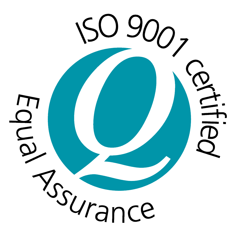 ISO 9001:2015 certified by Equal Assurance
